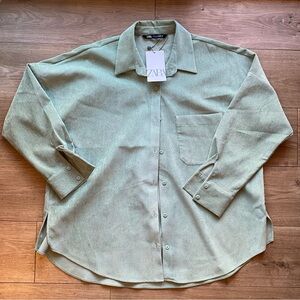 NWT Zara Button Down Shirt / Shacket